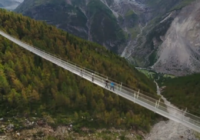 Recién se inauguró en Suiza el  puente colgante para peatones más largo del mundo